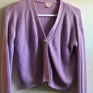 Cat & Jack Purple Cardigan Sweater